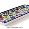Multicolour Floral Rectangular Dish